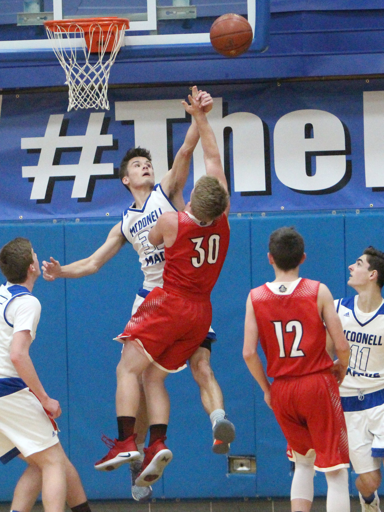 Prentice at McDonell boys basketball 3-2-19
